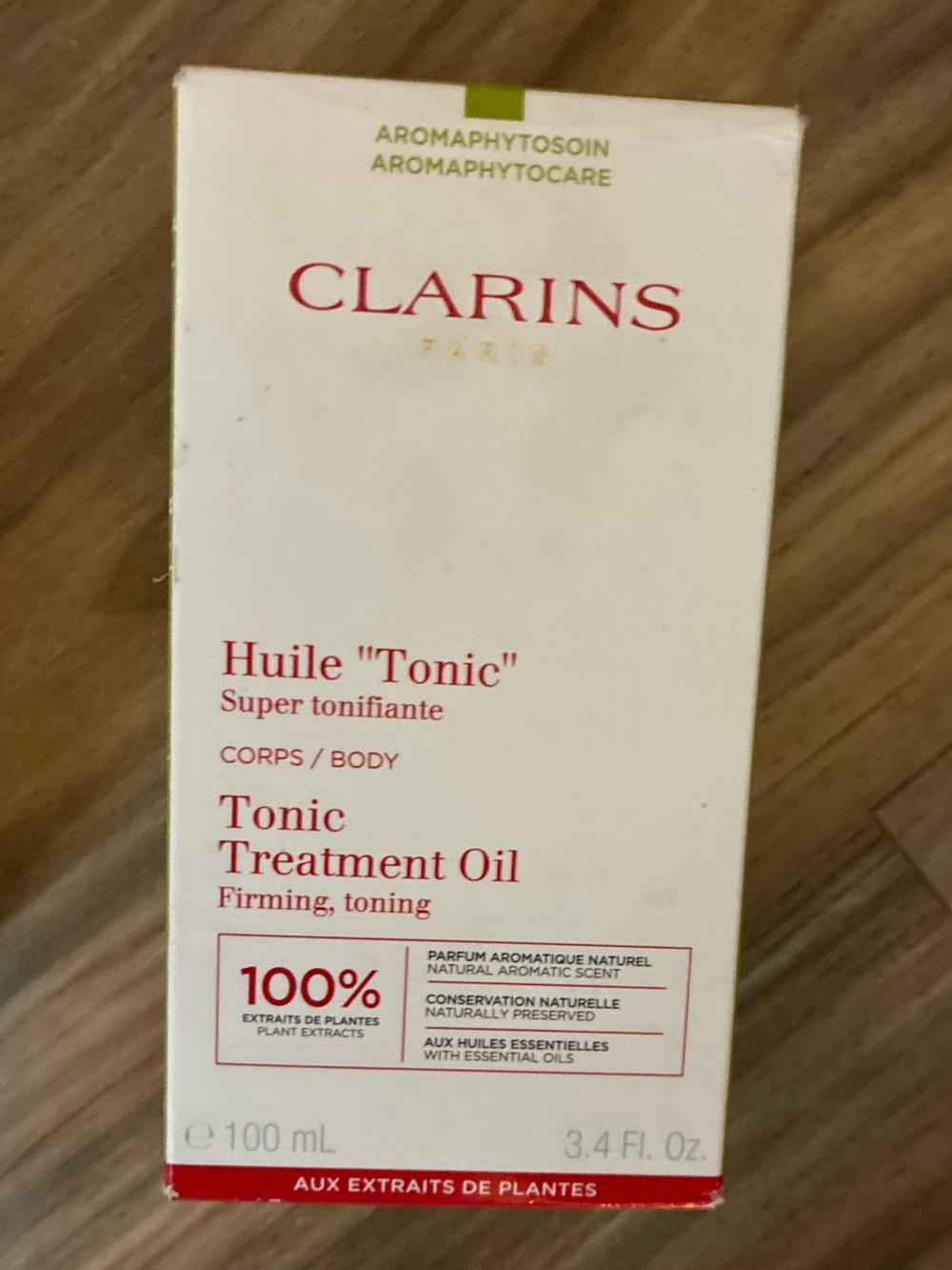 Clarins Tonic Treatment Oil Body Firming Moisturizing 3.4 Oz 100mL New